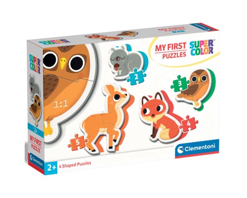 Пазл Clementoni 4 в 1 Forest Animals, серія My First Puzzles (20814)