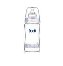 Пляшечка для годування Lovi Diamond Glass - Marine скляна 250 мл (74/201)