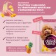 Вологий корм для собак Delickcious Пластівці з індичкою та тропічними фруктами у вершковому соусі 80 г (4820269141827)