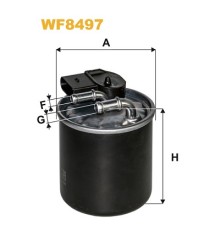 Фільтр паливний Wixfiltron WF8497
