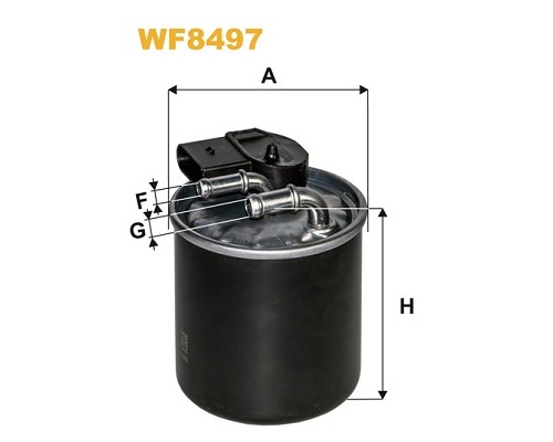 Фільтр паливний Wixfiltron WF8497
