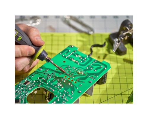 Паяльник електричний Ryobi RSI4-120G акумуляторний, USB, Lithium 4V 2Ah, 460°С, підсвічування (5133006146)