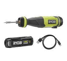 Паяльник електричний Ryobi RSI4-120G акумуляторний, USB, Lithium 4V 2Ah, 460°С, підсвічування (5133006146)