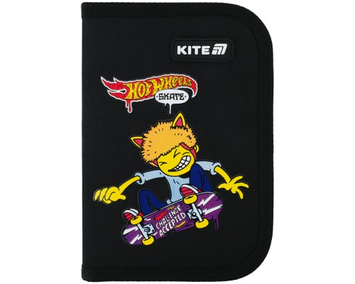 Пенал Kite 622-2 Hot Wheels, 1 відділення, 2 відворот (HW25-622-2)