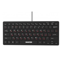 Клавіатура Maxxter KBM-C01B-UA USB UA Black (KBM-C01B-UA)