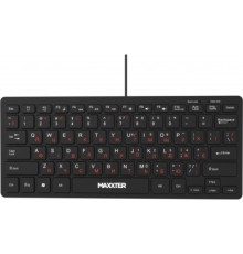 Клавіатура Maxxter KBM-C01B-UA USB UA Black (KBM-C01B-UA)