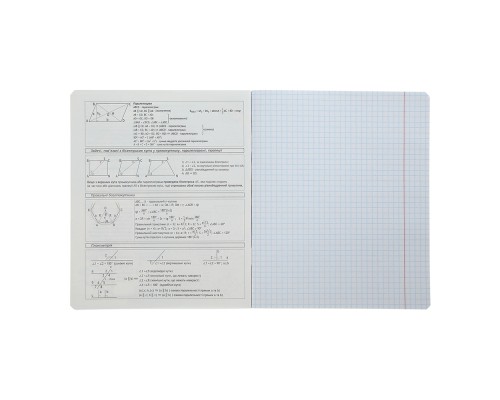 Зошит ZiBi предметний BLACK, 36 аркушів, клітинка, геометрія (ZB.1730-03)