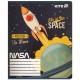 Зошит Kite NASA, 12 аркушів, клітинка (NS25-232)