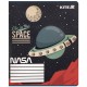 Зошит Kite NASA, 12 аркушів, клітинка (NS25-232)