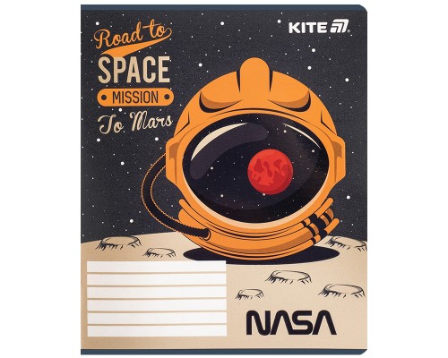 Зошит Kite NASA, 12 аркушів, клітинка (NS25-232)