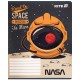 Зошит Kite NASA, 12 аркушів, клітинка (NS25-232)