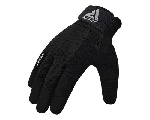Рукавички для фітнесу RDX W1 Full Finger Plus Black S (WGA-W1FB-S+)