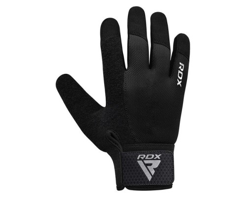 Рукавички для фітнесу RDX W1 Full Finger Plus Black S (WGA-W1FB-S+)