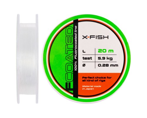 Флюорокарбон X-Fish FCoated 20m 0.28mm 5.9kg (1917.01.46)