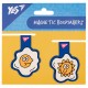 Закладки для книг Yes магнітні Stand with Ukraine, 2шт, блакитні (708124)