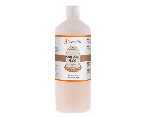 Спрей для тварин Dezynadog Detangling Doo для розплутування ковтунів, для порід з каракулевою шерстю 1 л (5052372067865)