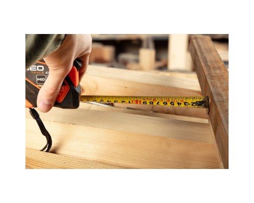 Рулетка Neo Tools 5мx25мм, з фіксатором змотування, магніт (67-233)