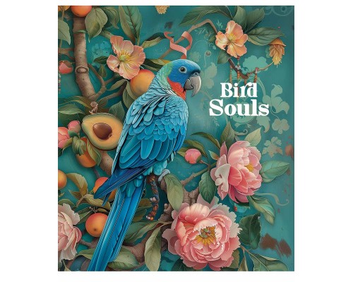 Зошит Школярик Bird Souls 48 аркушів клітинка (048-3457K)