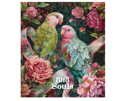 Зошит Школярик Bird Souls 48 аркушів клітинка (048-3457K)