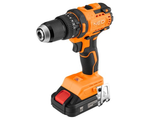 Шуруповерт Neo Tools Energy+ 18V, безщітковий, 95Нм, 0-320/0-1700об/хв 1.2кг (без АКБ та ЗП) (04-619)