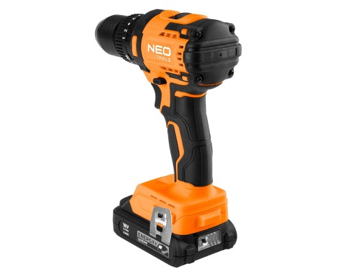 Шуруповерт Neo Tools Energy+ 18V, безщітковий, 95Нм, 0-320/0-1700об/хв 1.2кг (без АКБ та ЗП) (04-619)