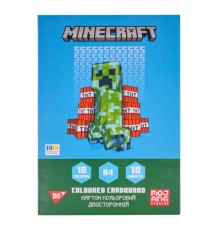 Кольоровий картон Yes двосторонній А4 Minecraft 10 аркушів (955456)