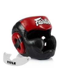 Боксерський шолом Fairtex HG13 Black/Red XL (HG13_XL_Black/Red)