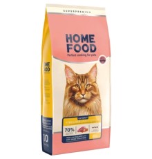 Сухий корм для кішок Home Food For large breeds з телятиною, лососем та в’яленими томатами 10 кг (4820235021191)