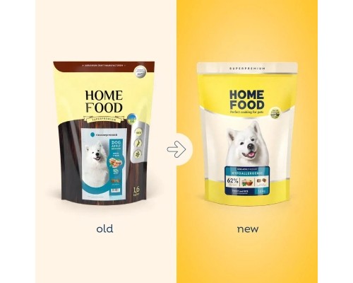 Сухий корм для собак Home Food ADULT MEDIUM Hypoallergenic з фореллю та рисом 10 кг (4820235020330)