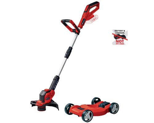 Тример садовий Einhell GE-CT 18/28 Li TC-Solo 18V, 8500об/хв, 28см, ліска та возик, 2.15кг (без АКБ та ЗП) (3411212)