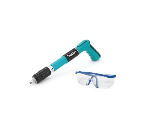 Цвяхозабивач Voltronic YT40291 для піроксилінових цвяхів 7,3мм, захисні окуляри, кейс, Green (YT40291)