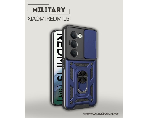 Чохол до мобільного телефона BeCover Military Xiaomi Redmi 15 Blue (713922)
