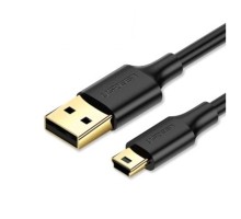 Дата кабель USB 2.0 AM to Mini 5P 1.0m US132 black Ugreen (10355)