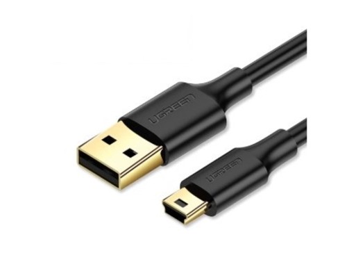 Дата кабель USB 2.0 AM to Mini 5P 1.0m US132 black Ugreen (10355)