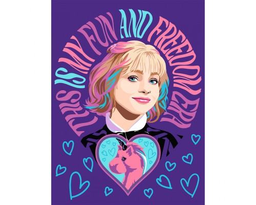 Картина по номерам Santi Wednesday Fun and freedom era 30x40см (955051)