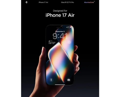 Скло захисне Spigen Glas.tR EZ Fit Pro HD iPhone 17 Air (AGL09870)