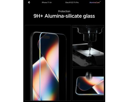 Скло захисне Spigen Glas.tR EZ Fit Pro HD iPhone 17 Air (AGL09870)