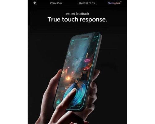 Скло захисне Spigen Glas.tR EZ Fit Pro HD iPhone 17 Air (AGL09870)