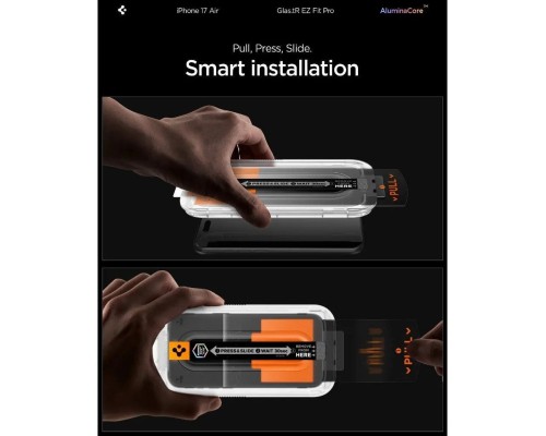 Скло захисне Spigen Glas.tR EZ Fit Pro HD iPhone 17 Air (AGL09870)