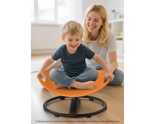 Гойдалка дитяча DKWAY CK-7 (тренування рівноваги) помаранчева (548901981)