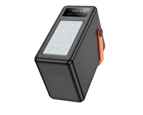 Батарея універсальна HOCO 120000mAh Prometheus 22.5W Fast Chardge, 2*LED lamp, Black (DB120 / 714723)