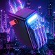 Батарея універсальна HOCO 120000mAh Prometheus 22.5W Fast Chardge, 2*LED lamp, Black (DB120 / 714723)