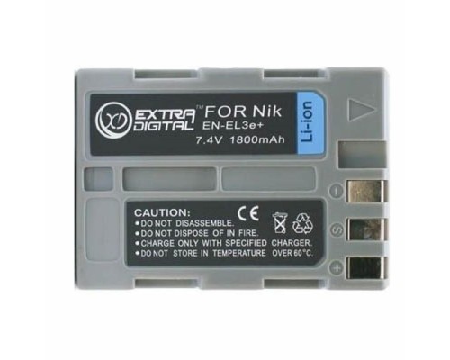 Акумулятор до фото/відео Extradigital NIKON EN-EL3e (BDN2531) 