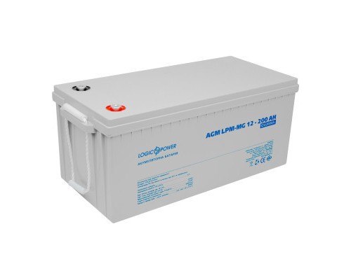 Батарея до ДБЖ LogicPower LPM MG 12В 200 Ач (3875) Батарея до ДБЖ LogicPower LPM MG 12В 200 Ач (3875)