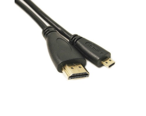 Кабель мультимедійний HDMI A to HDMI D (micro), 2.0m PowerPlant (KD00AS1274) Кабель мультимедійний HDMI A to HDMI D (micro), 2.0m PowerPlant (KD00AS1274)