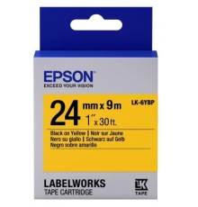 Стрічка для принтера етикеток Epson LK6YBP (C53S656005)