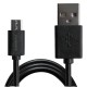 Зарядний пристрій Florence 1USB 1A + microUSB cable black (FL-1000-KM) (FL-1000-KM)