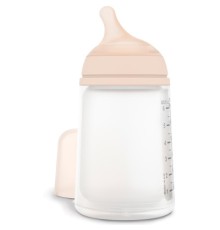 Пляшечка для годування Suavinex ZERO.ZERO, 270 мл, соска середній потік (304592)