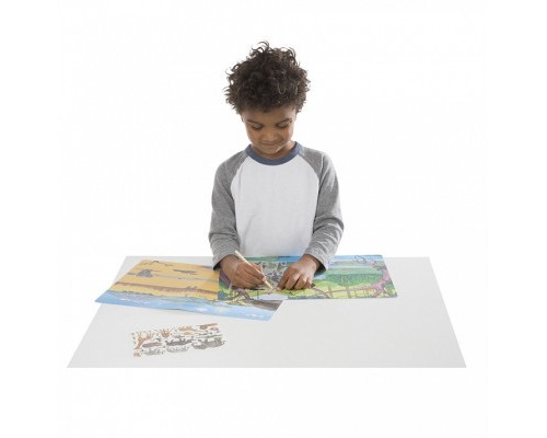 Набір для творчості Melissa&Doug Перевідні наліпки Джунглі і Саванна (MD9532)