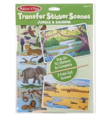 Набір для творчості Melissa&Doug Перевідні наліпки Джунглі і Саванна (MD9532)